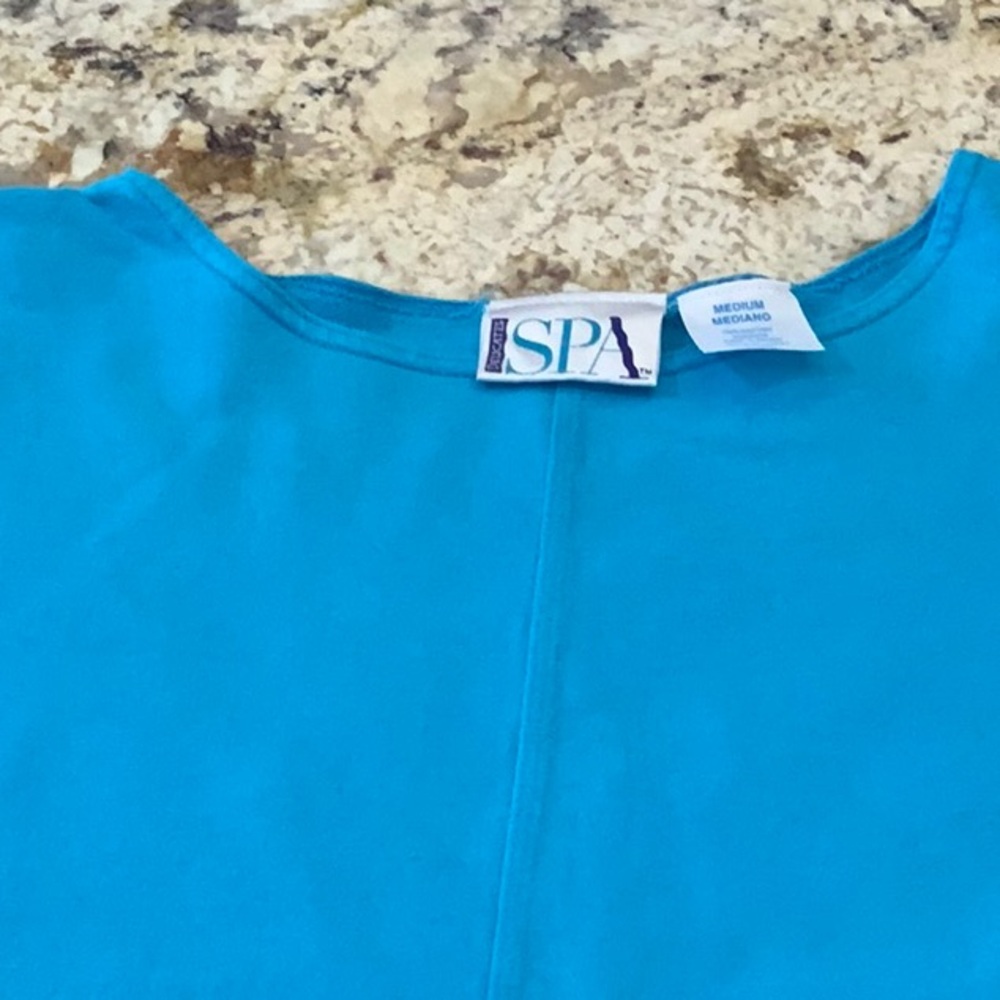 Spa blue mini dress